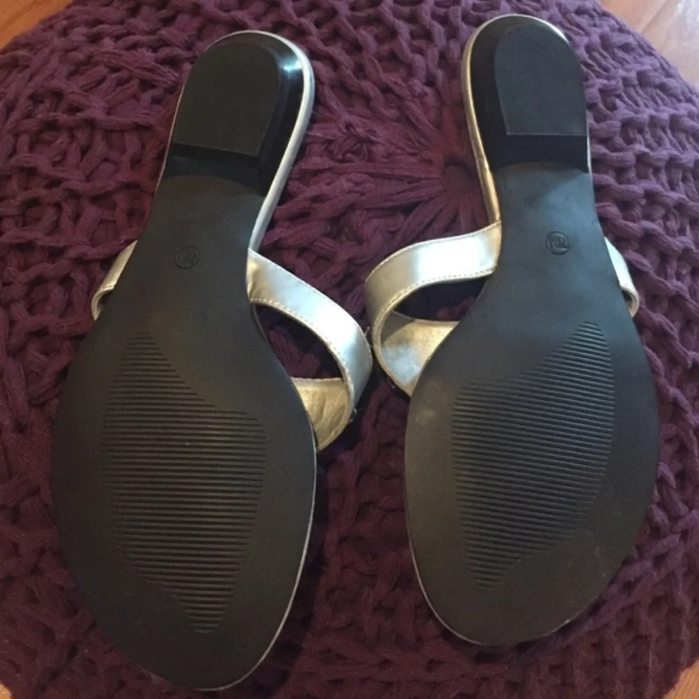 Madeline Stuart silver sandals - Picture 3 of 5